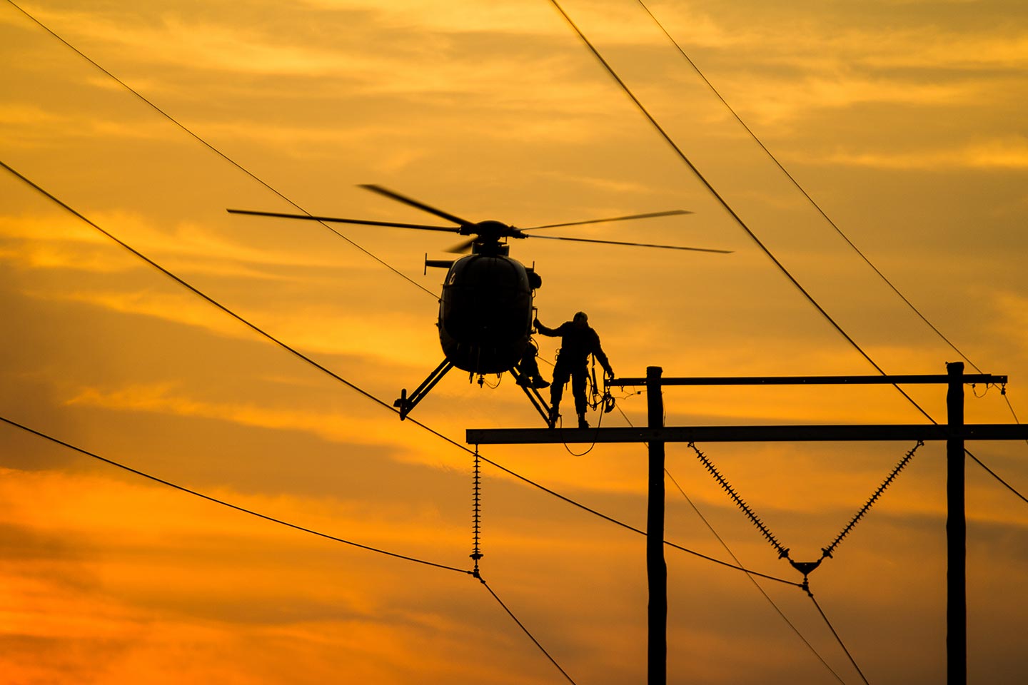 Omaha Transmission Line Helicopter Services